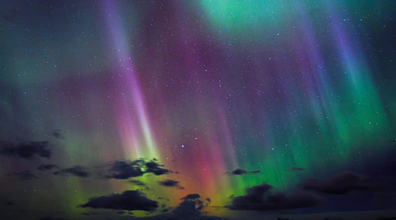 Yesterday, US residents were able to see the Northern lights