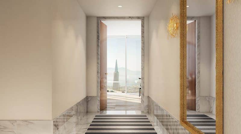 In San Francisco, built the high penthouse for $42 million