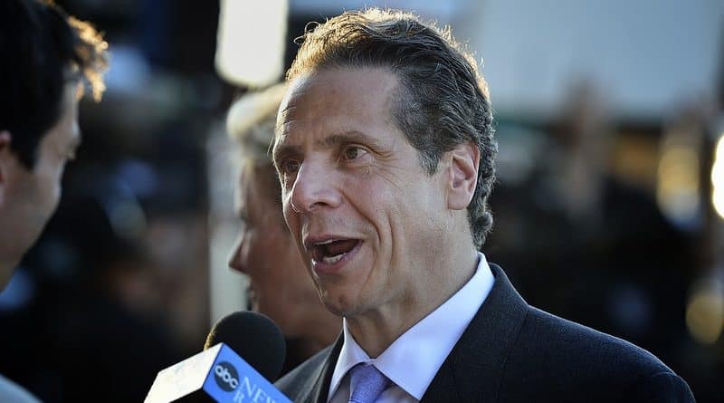 The rating of trust to Governor Cuomo peaked in the last 3 years