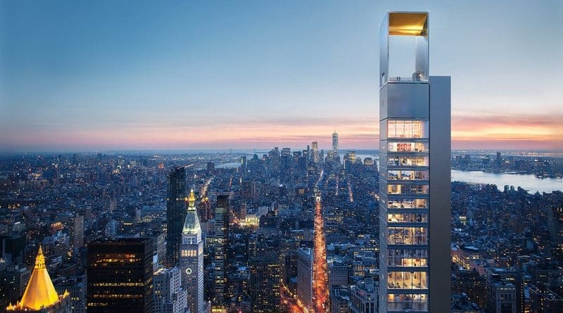 Russian architects build a new York skyscraper supertaxi