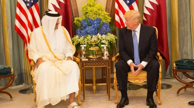 Donald trump speaks for the isolation of Qatar