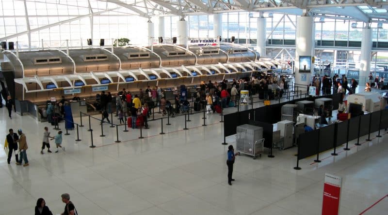 10 worst airports in the USA according to passengers (map)