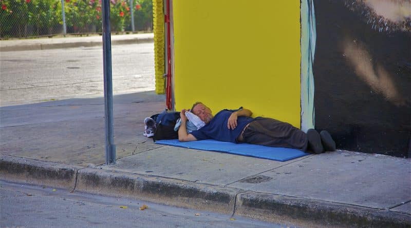 The number of homeless in Los Angeles increased by 23%