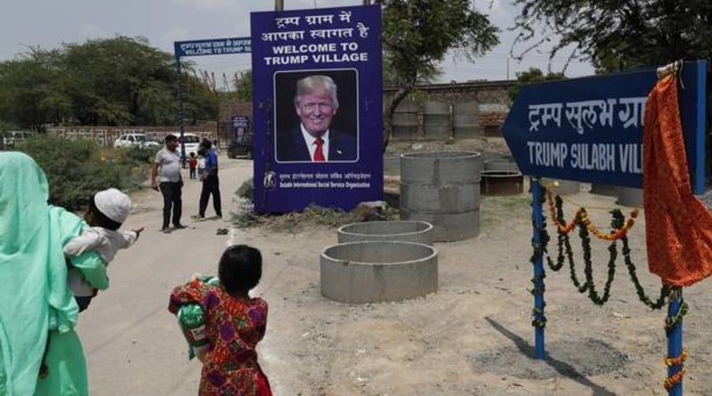 The village in India was renamed in honor of trump to get the toilets