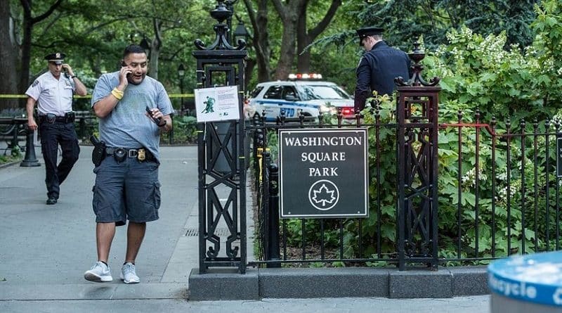 A man shot himself in the leg in Washington Square Park