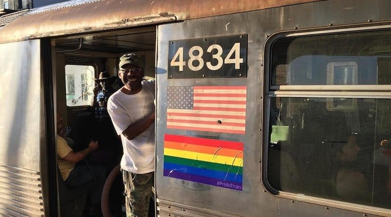 In the subway of new York appeared «Train Pride»