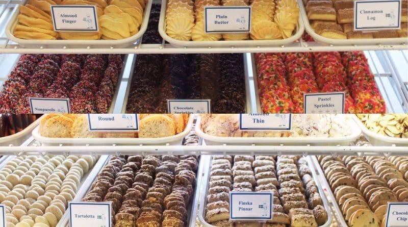 Desserts from the Swedish Bakery back in Chicago