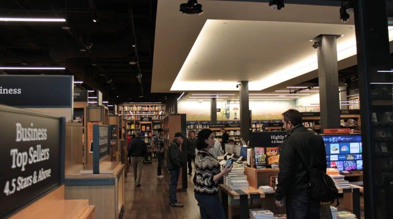 Amazon opened its bookstore in San Francisco