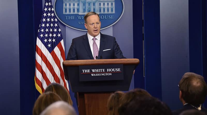 The white house said that Syria is preparing a new chemical attack