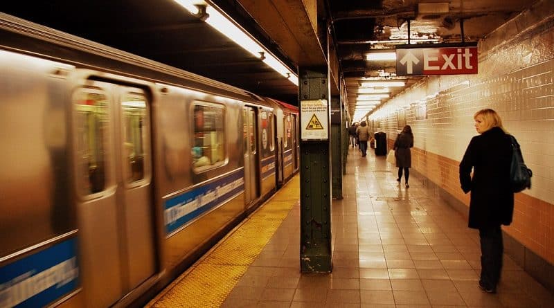 The number of sexual crimes in the subway of new York city increased by 53% over 3 years