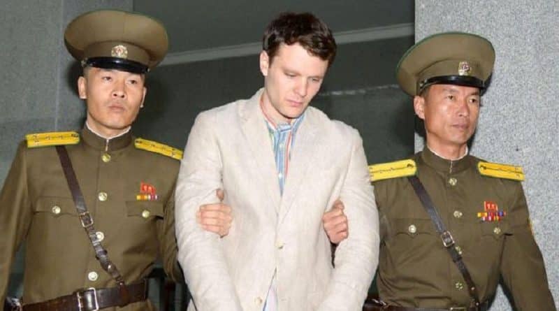 The student returned to the US from North Korea with extensive brain damage