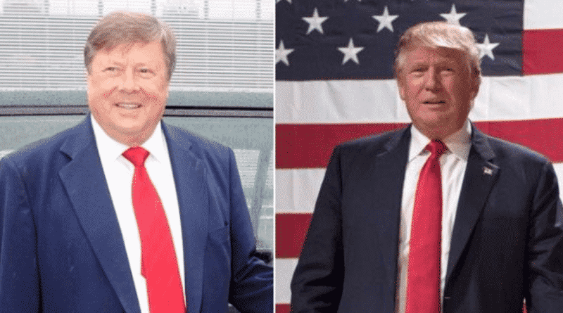 The likeness of Donald trump and his father-in-law was struck by users of social networks