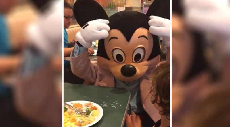 Mickey mouse sign language I communicated with a deaf child in Disney World