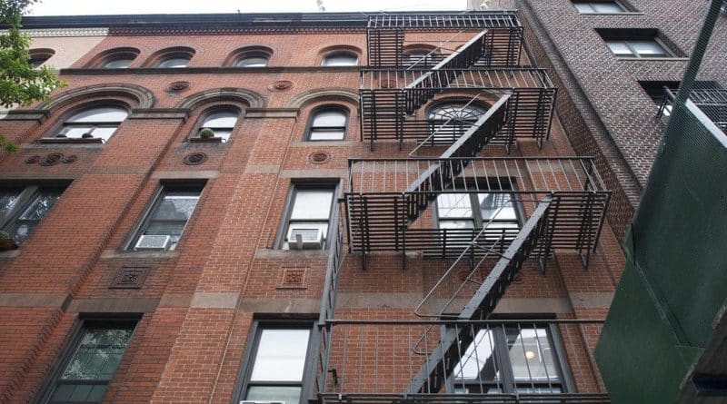 Tenants in the Upper West Side because of the repair, forced to use the fire escape
