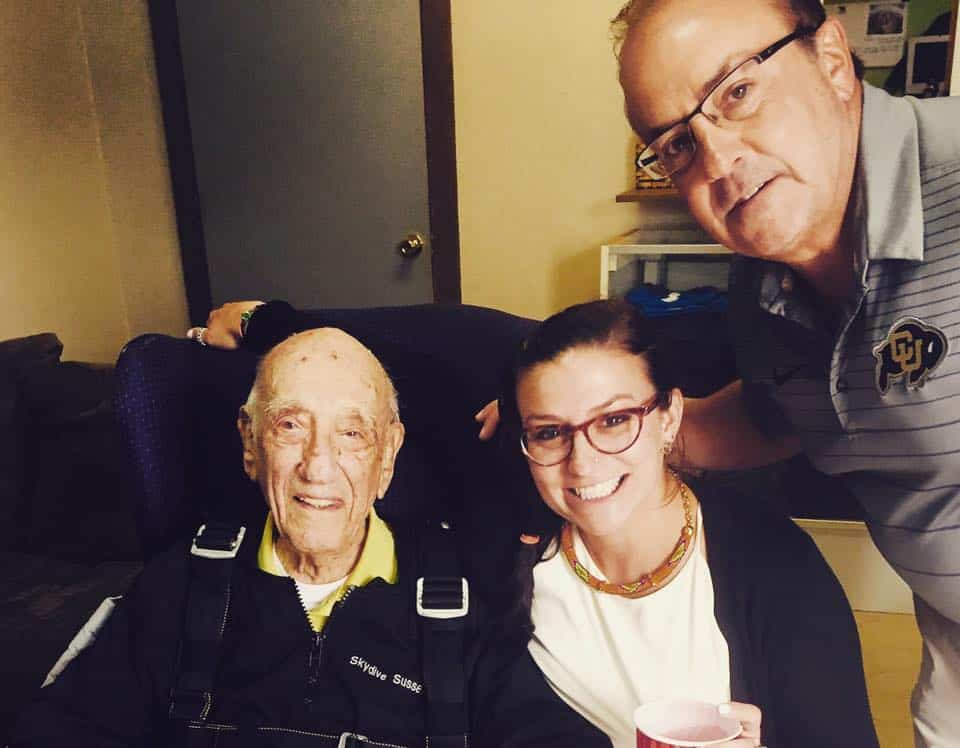 102-year-old American became the oldest skydiver in the world