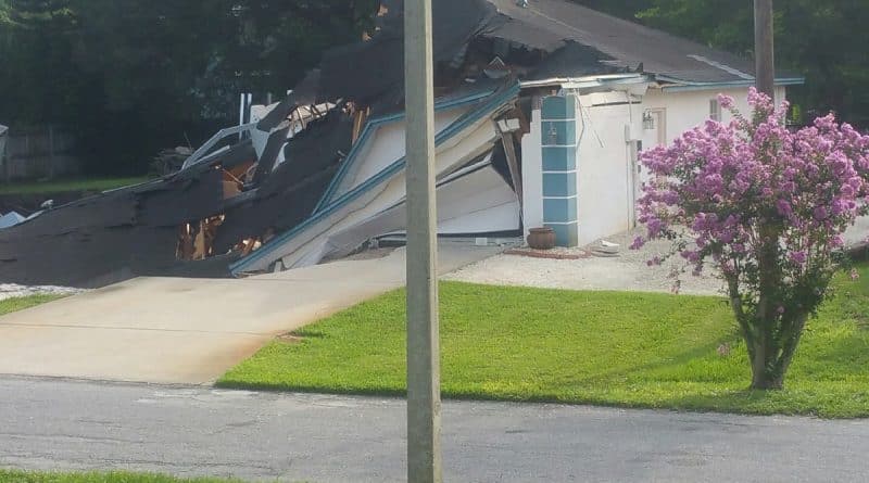 The Florida sinkhole has destroyed 2 houses