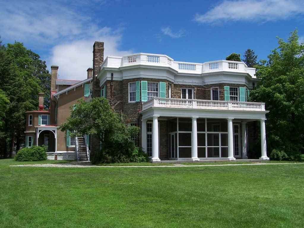 Traveling in USA: the Hyde Park estate of Franklin D. Roosevelt, new York