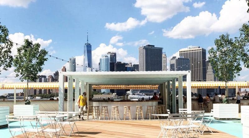 On Governors Island opened the first official restaurant