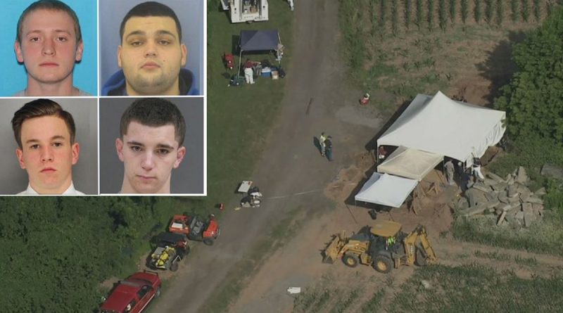 In Pennsylvania in a mass grave they found the bodies of 4 missing boys