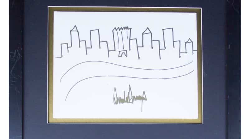 Picture Donald trump went under the hammer for $29 thousand