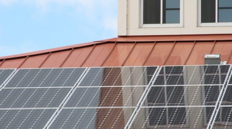 In Brooklyn, the landlord shares with the neighbors with solar energy