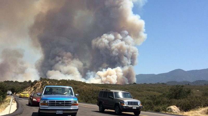 The fire of Whittier for the week covered 17,000 acres