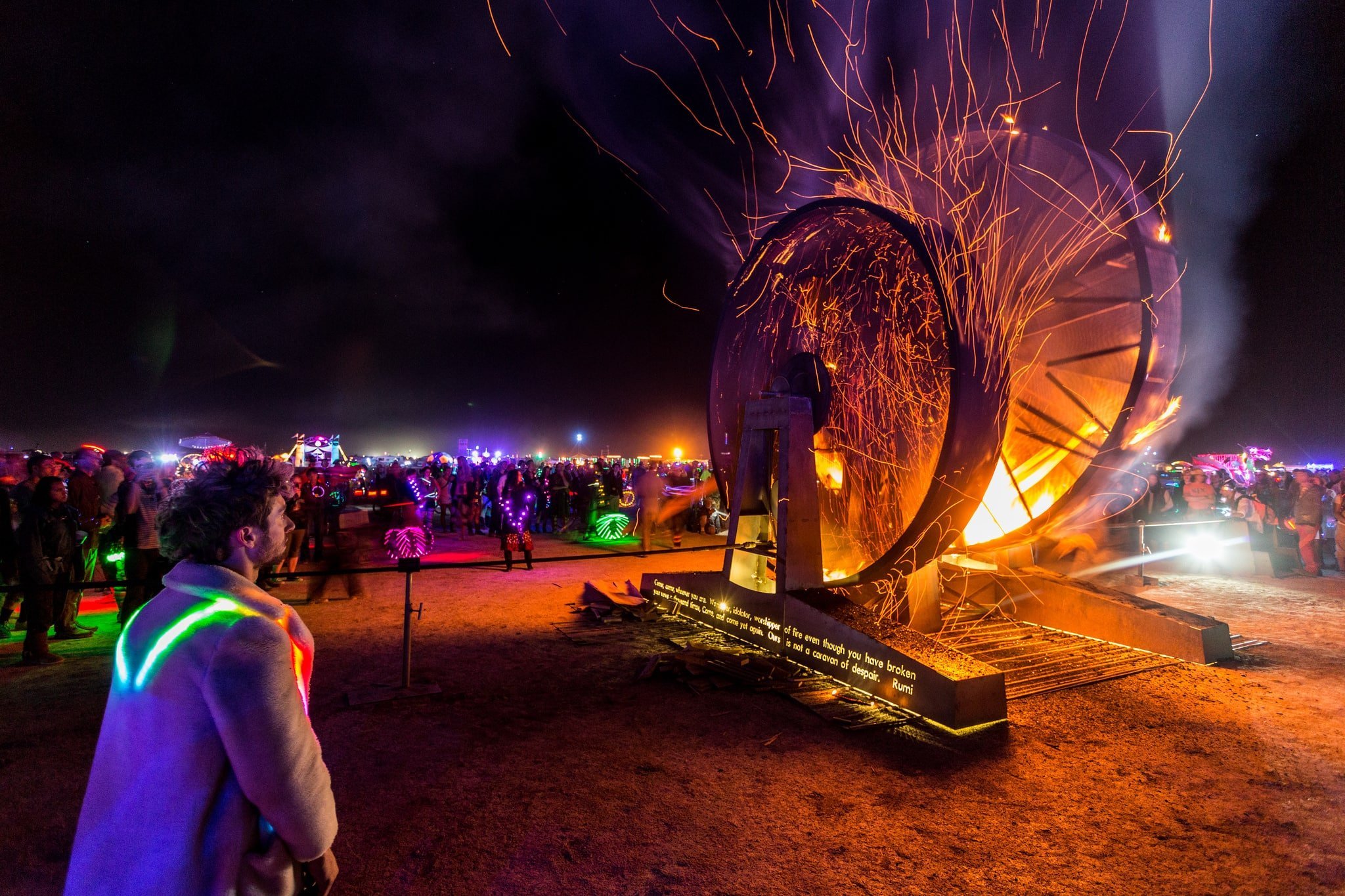 Traveling in USA the Burning Man Festival in Nevada USA Today