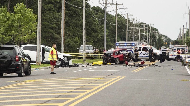 Car crash on long island claimed the lives of three people