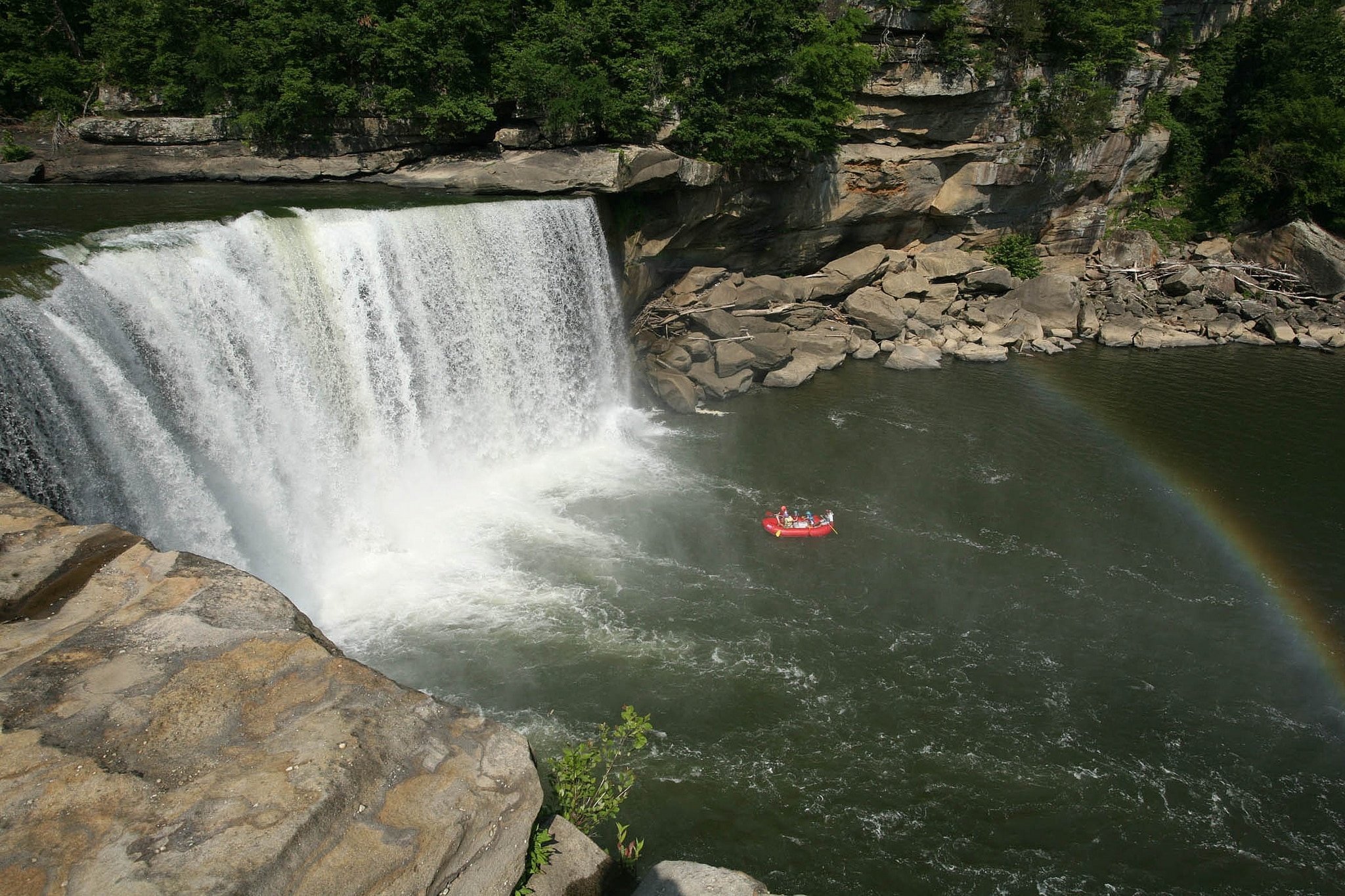 Traveling in USA: the Cumberland falls, Williamsburg, Kentucky