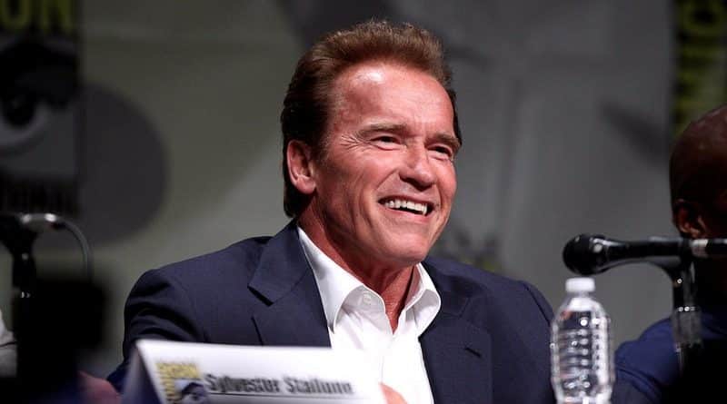 Schwarzenegger has donated $100,000 to the fight against national intolerance