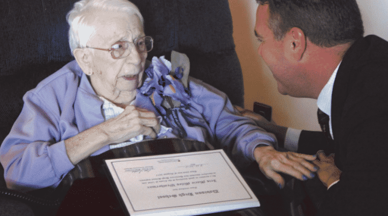 Once expelled from American schools for a diploma at the age of 98