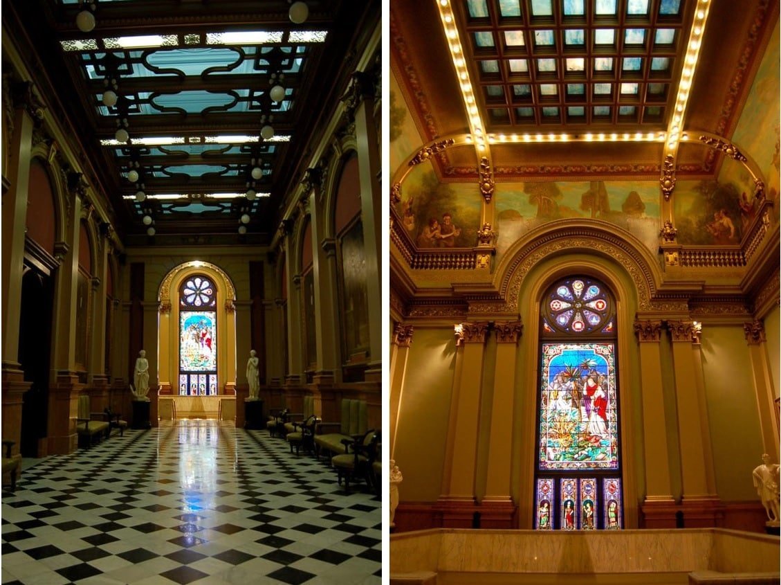 Traveling in USA: the Masonic temple in Philadelphia