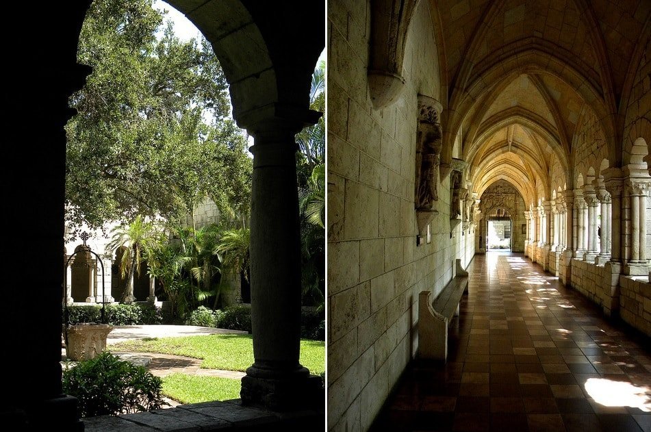 Traveling in USA: the ancient Spanish monastery, Miami beach, FL