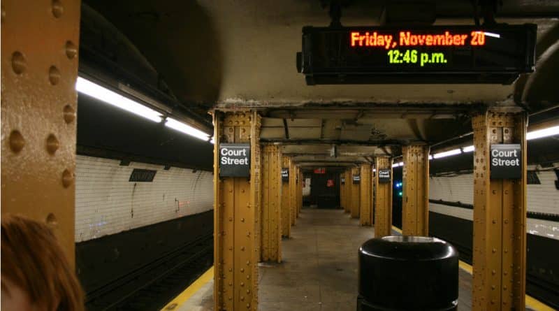 Adult site wants to be a sponsor of the subway station in new York
