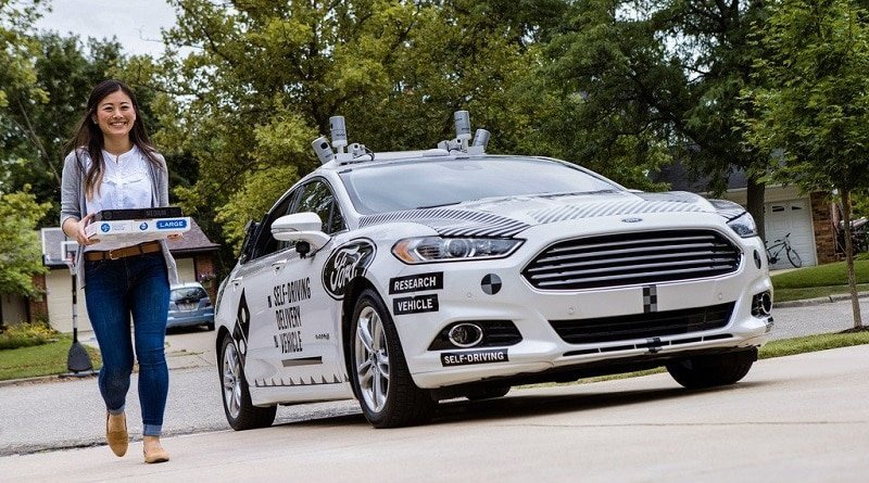 Delivery at Domino’s Pizza will be unmanned vehicles Ford