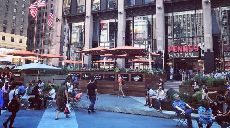 Penn Station has expanded its food court and bar