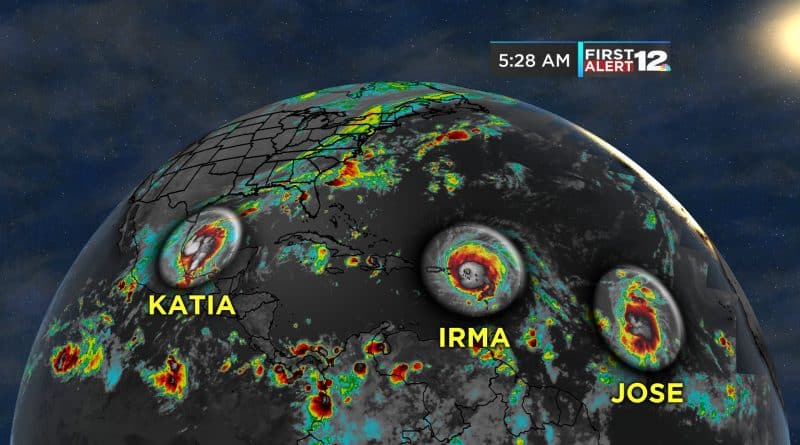The third storm in the Atlantic: Katia to join Irma and Jose