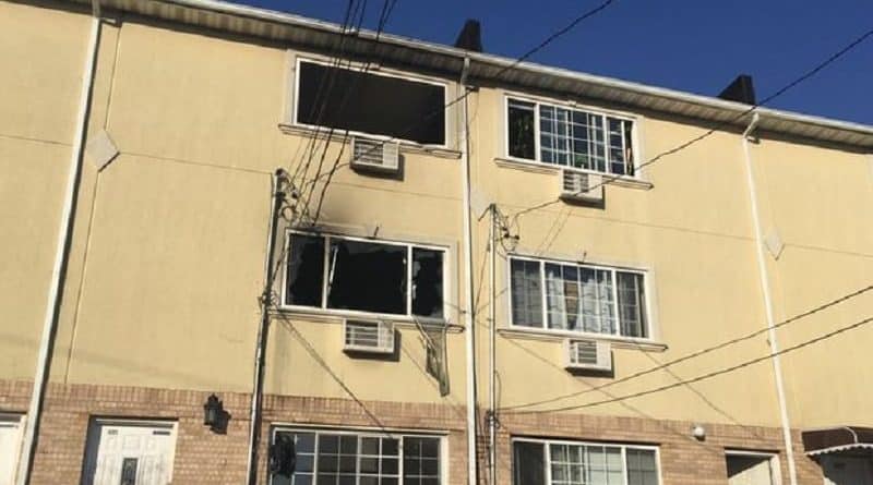 Firefighters took out children from a burning house in Queens