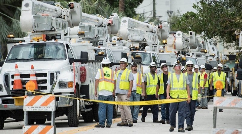 Residents affected by hurricane Florida Keys may be left without light for a month