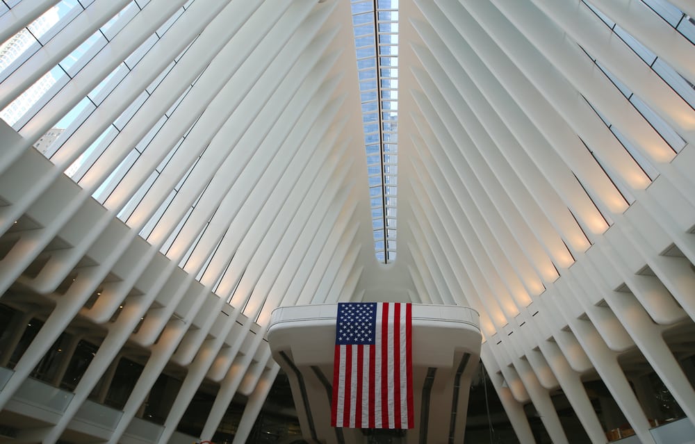 A roof Oculus opened in honor of the victims of 9/11