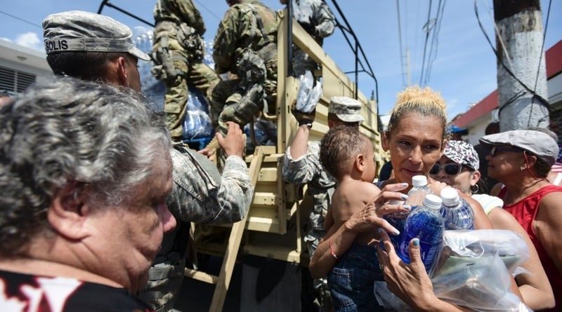 Residents of Puerto Rico for five days was cut off from the outside world