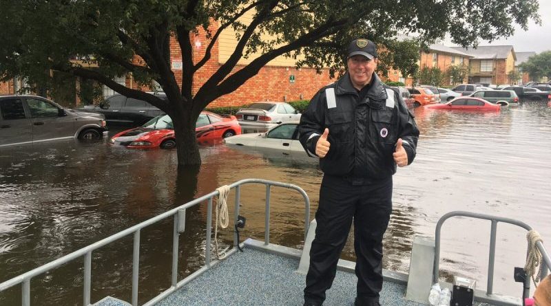 A policeman, a cancer patient, saved almost 1,500 people during hurricane Harvey