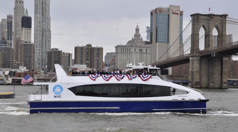 In new York, has launched a new ferry route Astoria