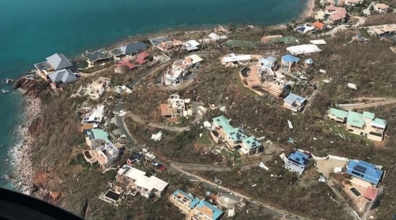 The island, which was destroyed by Irma, has become a second Dunkirk