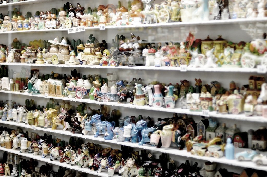 Traveling in USA: the Museum of salt and pepper shakers in Tennessee