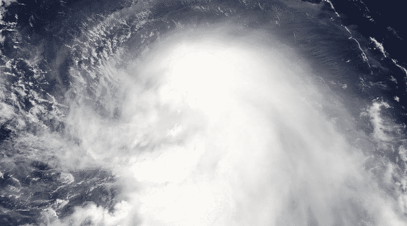 In the Pacific, emerging a powerful Typhoon