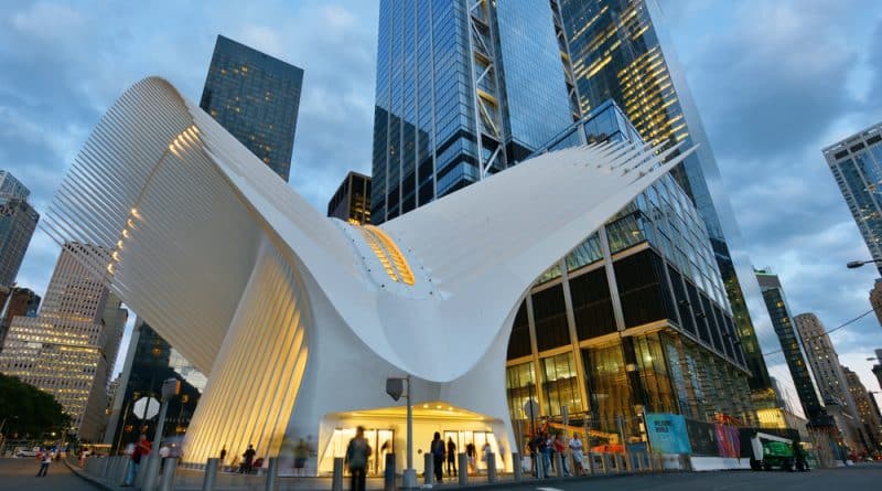A roof Oculus opened in honor of the victims of 9/11