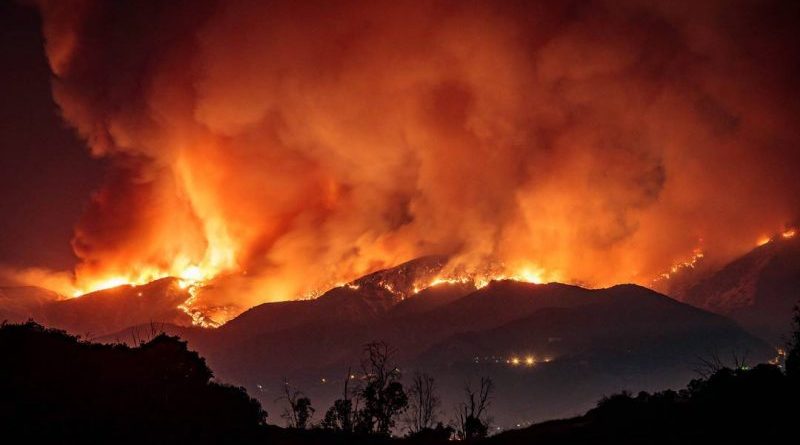 In Los Angeles sparked the biggest fire in the history of the city