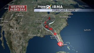 Irma got to Georgia.