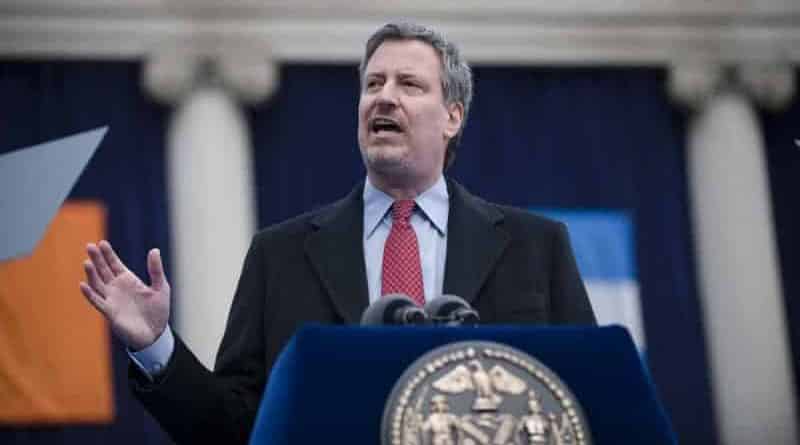 Mayor de Blasio is the second term: 74% of the votes from Democrats
